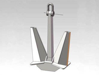 _Marine Mooring Casting Steel HHP Type N Pool Anchor  for Ship -sinostar marine equipment (2)