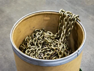 G70 Transport Binder Chain Barreled and ready for shipment