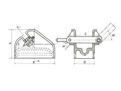 Drawings of Bar Type Chain Stopper Drawings of Bar Type Chain Stopper