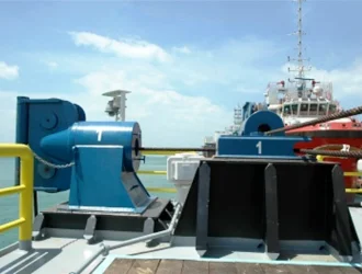 Application of Swivel Head Anchor Fairlead on board