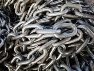 42MM Hot-dip galvanized Studless Fishing Chain