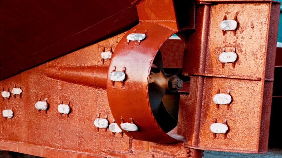 The application of sacrificial anodes in ships