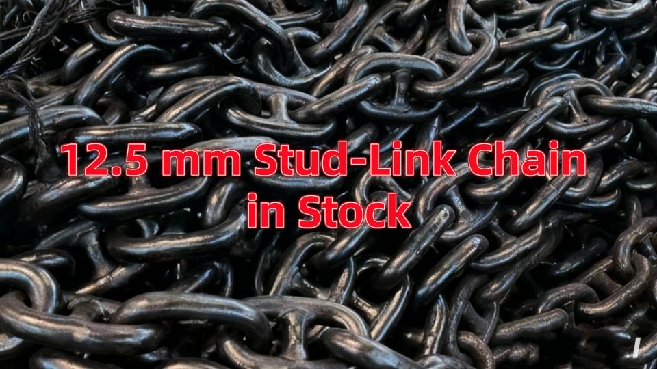 12.5 mm Stud-Link Chain in Stock: Small Size, Big Pull