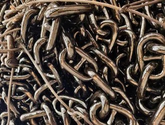 U2U3-12.5MM Black Painted Anchor Chain