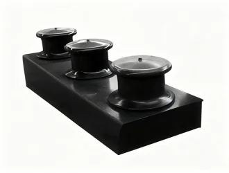 Open Type Three-Roller Fairlead blacK