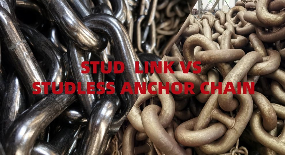 STUD  LINK VS STUDLESS ANCHOR CHAIN