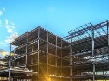 Estructura comercial de acero