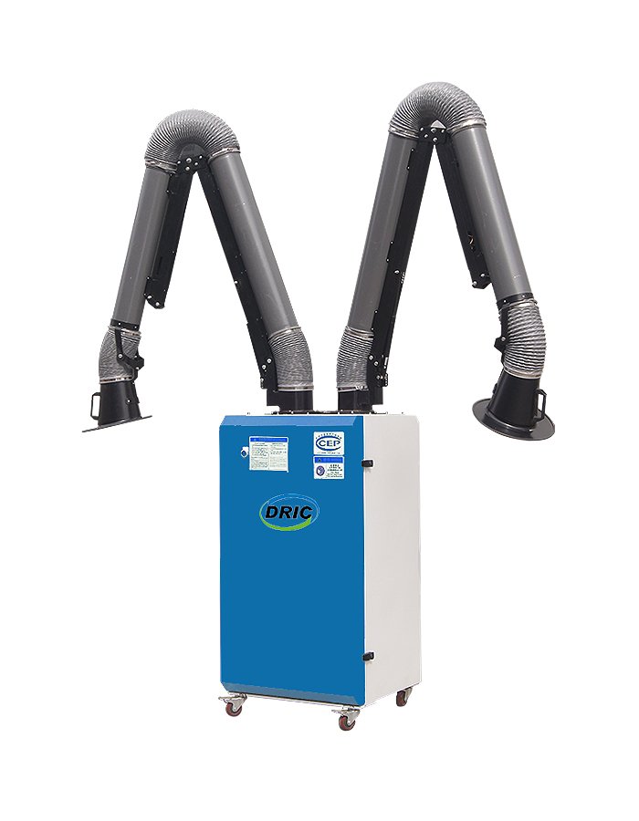 two arms fume extractor