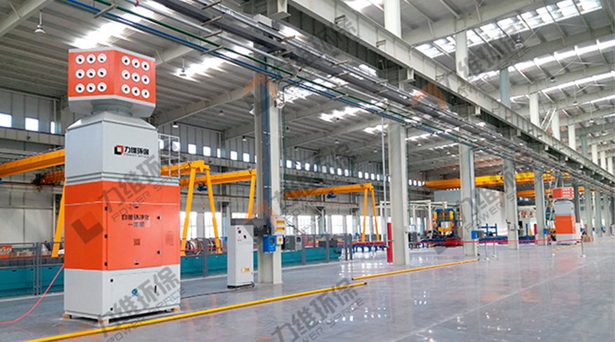 Fume Filter Extraction Tower in Metal Welding
