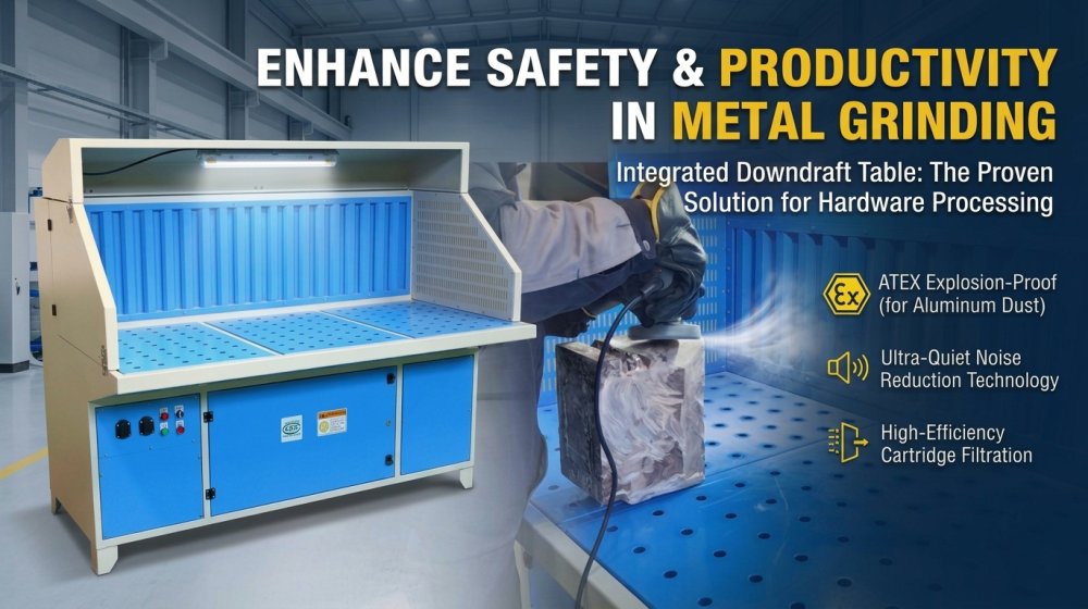 Downdraft Tables: Hardware Finishing