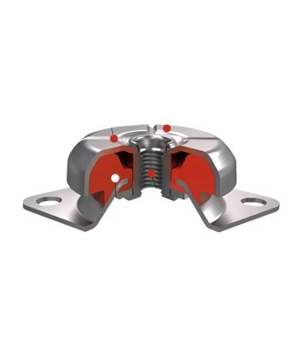 Bell -shaped rubber mount M16 200-350KG