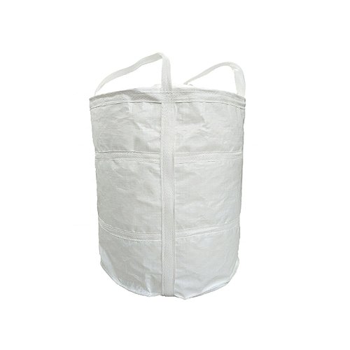 Bolsa a granel flexible circular blanca impresa para proveedor