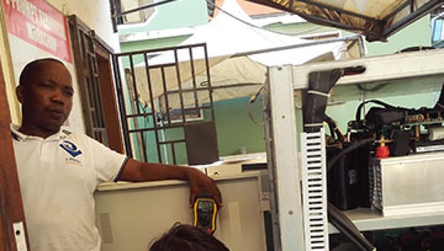 We dispatch engineer to Africa for site installation training and marketing meeting