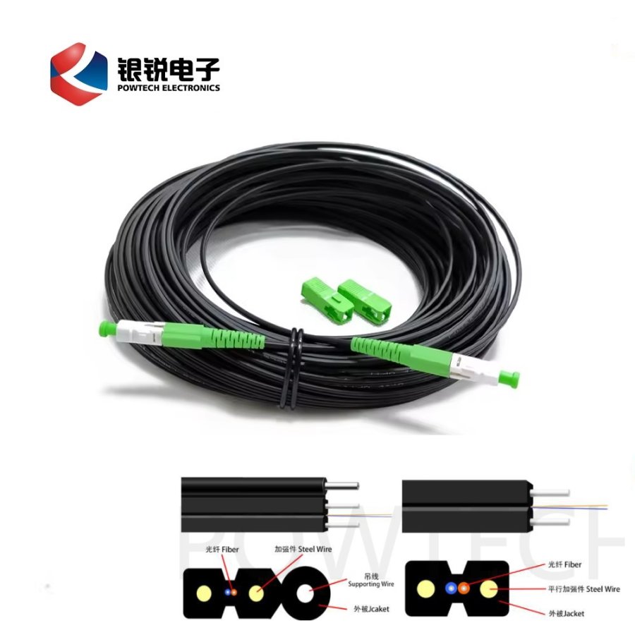 Flat Pre-terminated Drop Cable Patch Cord