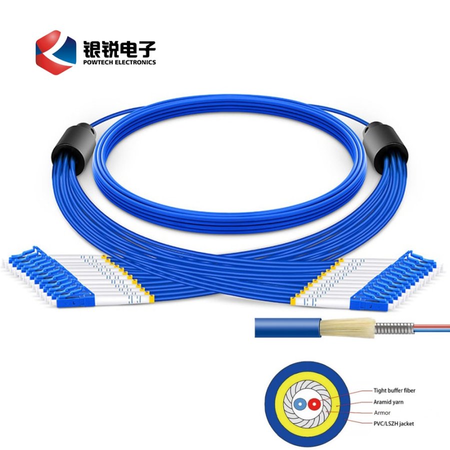 Tube N fiber Armored Patch Cord