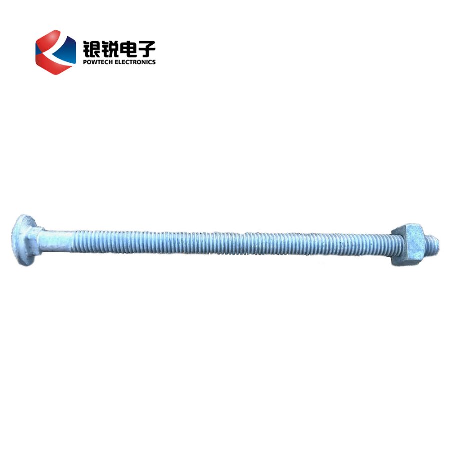 Carriage bolt with squre nut