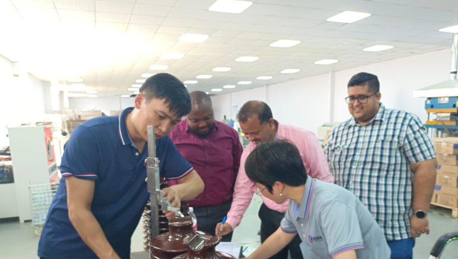 Factory Acceptance Test on power fittings have conducted at our factory