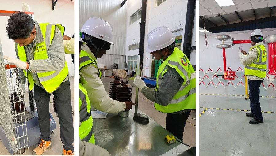 FAT factory test in POWTECH by EDM （A Famous Africa Power Company ）