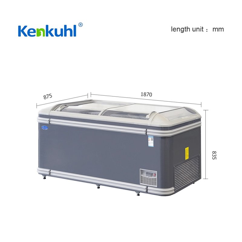 476L Commercial Island Freezer