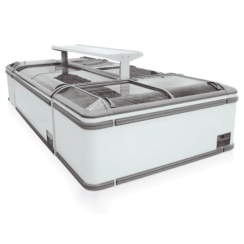 704L Supermarket Island Freezer