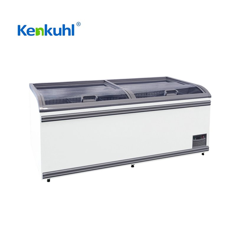 690L Supermarket Island Freezer