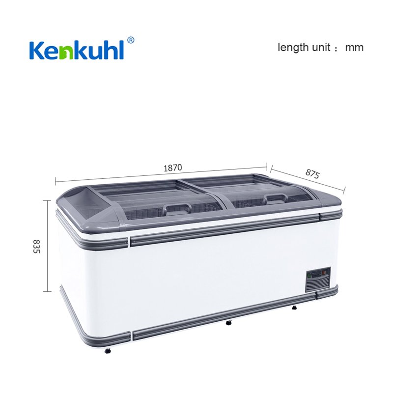 560L Commercial Island Freezer