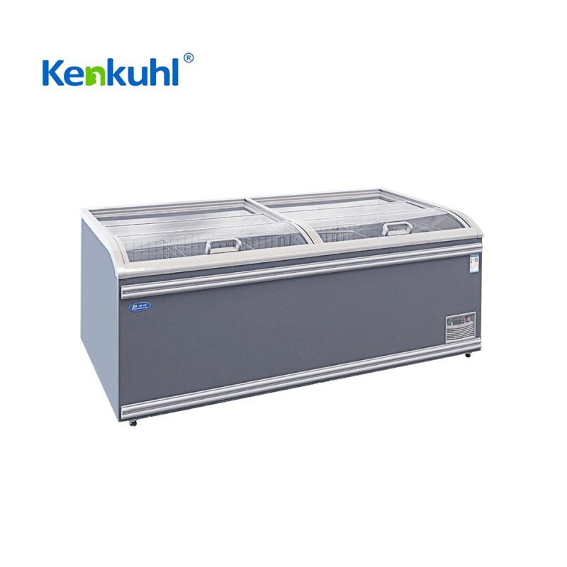 690L Supermarket Island Freezer