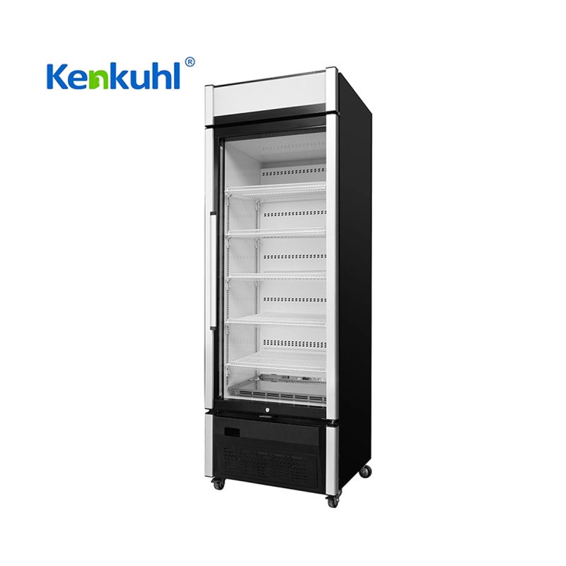 Aluminum Alloy Open Upright Display Fridge for Drinks