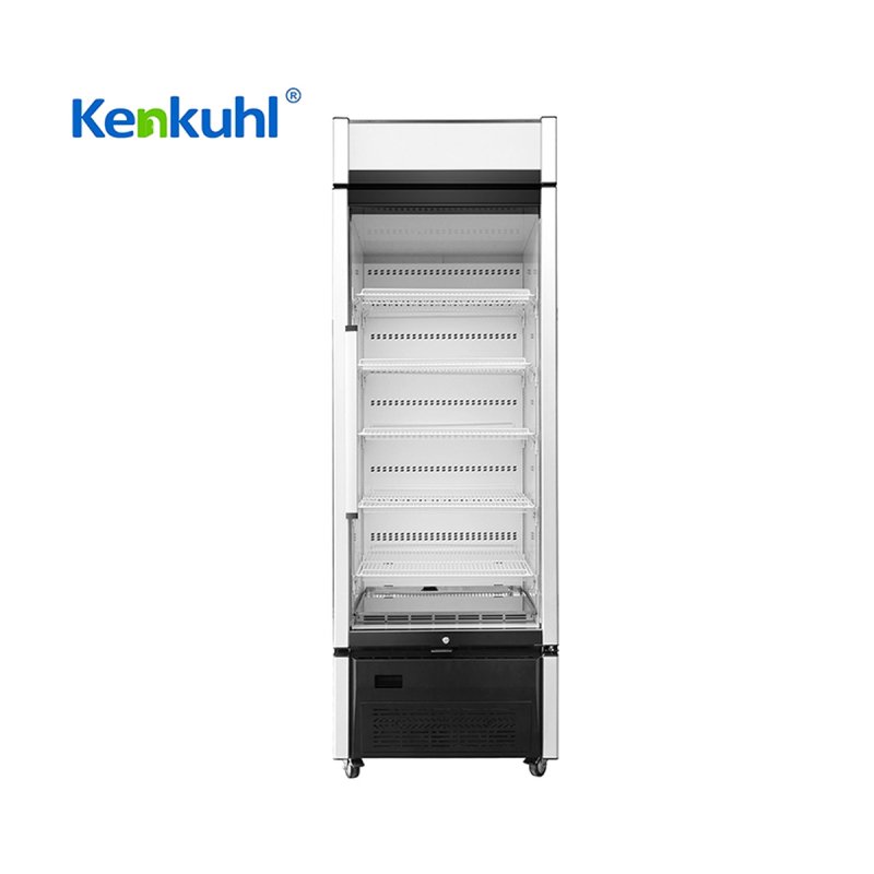 Aluminum Alloy Open Upright Display Fridge for Drinks