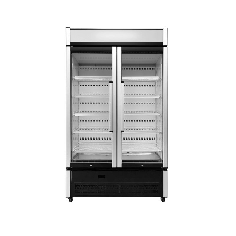efficient cooling 910L upright display fridge for cakes