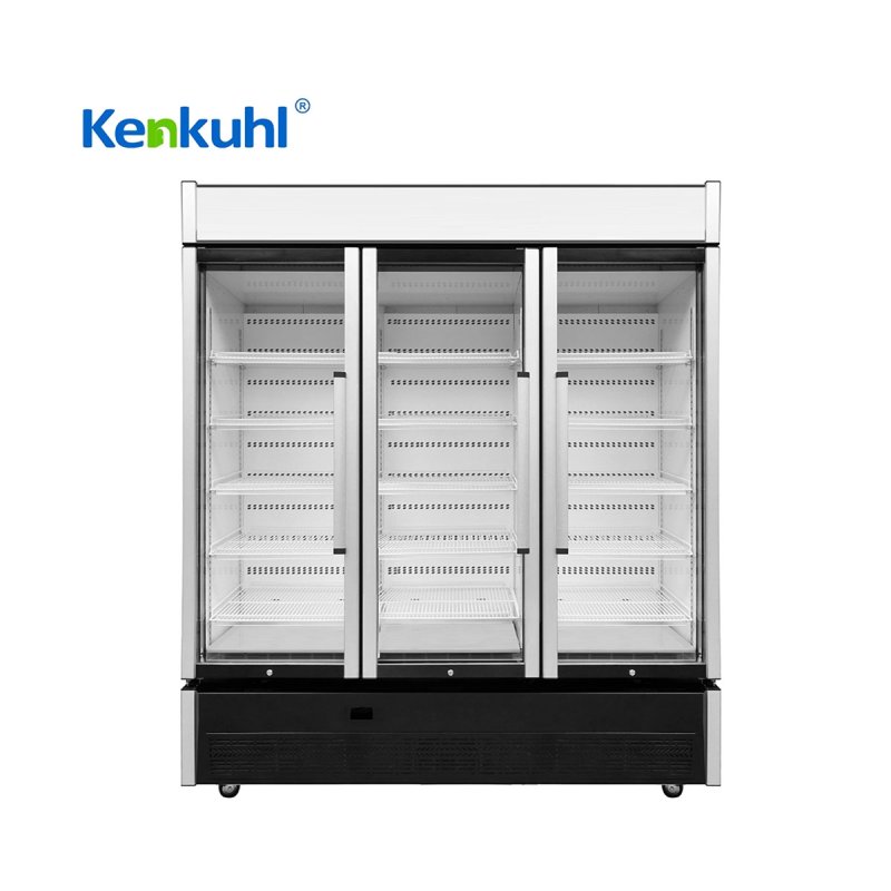painting steel 1380L upright display fridge for drinks