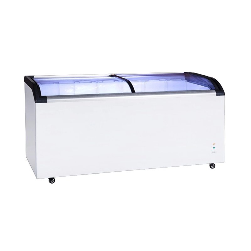 700L Chest Freezer Glass Door
