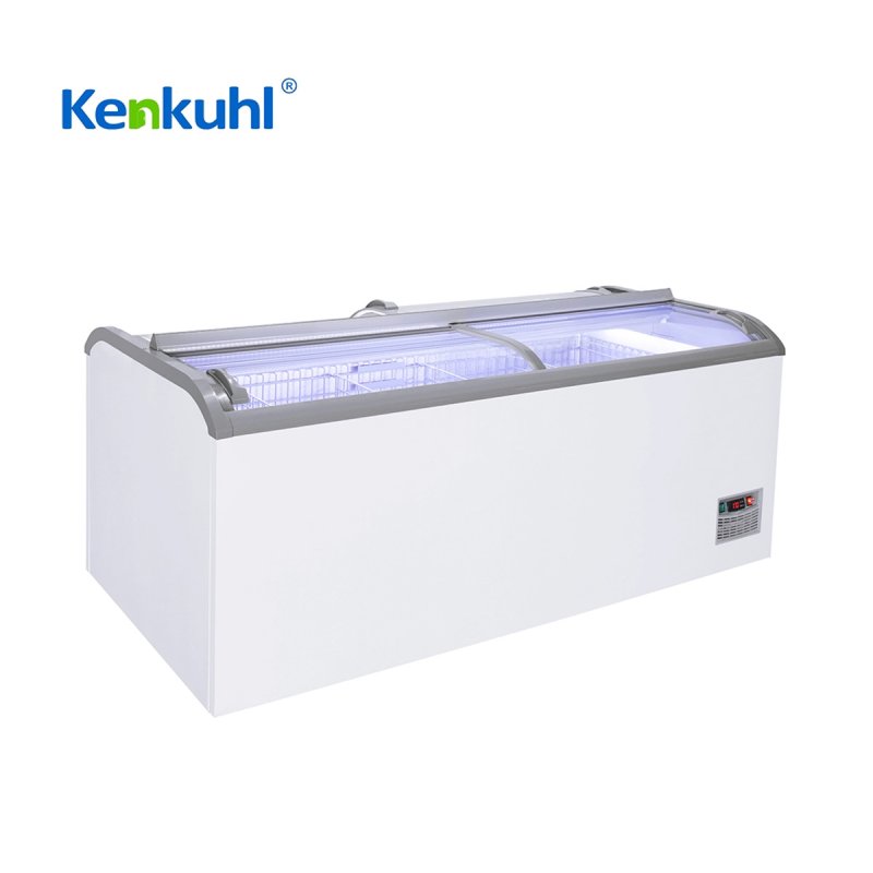 1000L Chest Freezer Glass Door