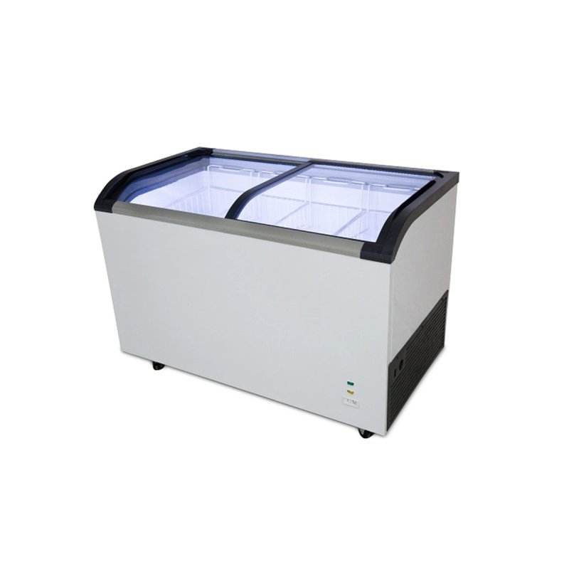 400L Glass Top Chest Freezer