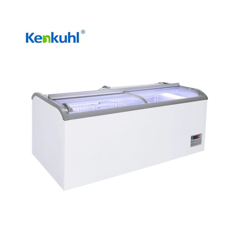 Multi-Slide Glass Top Freezer