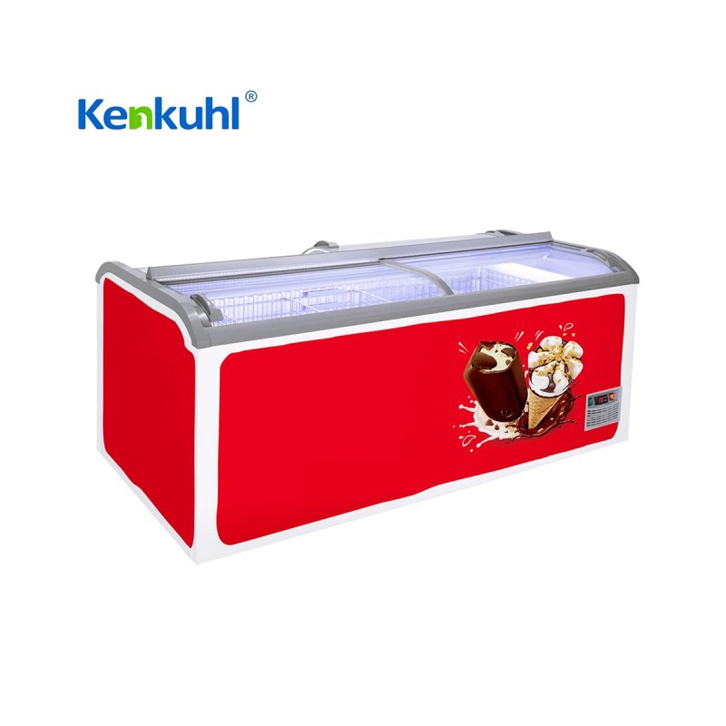 Multi-Slide Glass Top Freezer