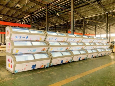 KENKUHL Multi-Compartment Freezer: Tiered Display Freezer Optimized for High-Traffic Ice Cream Outlets