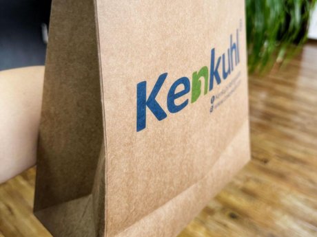 Green Surprise! Recyclable Kraft Gift Bags From Kenkuhl Refrigeration