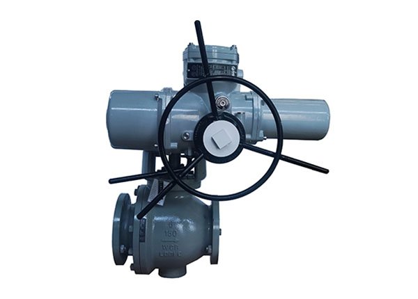 6" 150lb electric metal seated wear-resistant C-ball valve