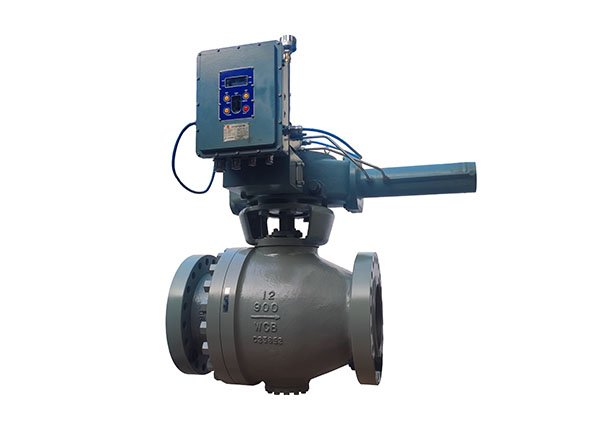 12" 900lb Electro-hydraulic metal seated wear-resistant C-ball valve