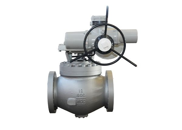 12" 600lb eletric metal seated wear-resistant C-ball valve