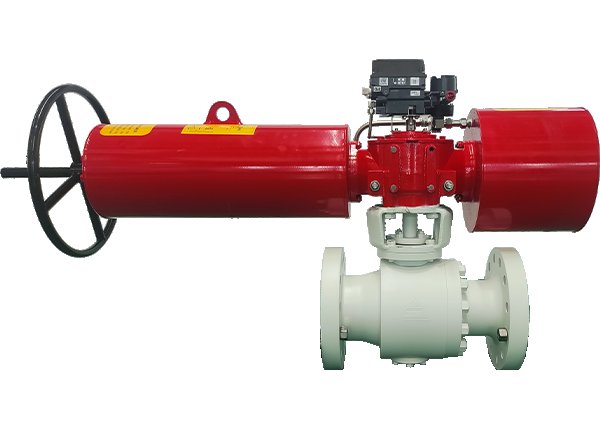 6" 600Lb metal seated wear-resistant ball valve