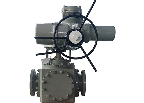 6" 150lb Electric Three-Way Metal Seated Wear-Resistant Ball Valve