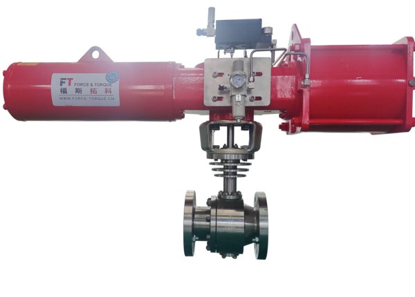 4“300LB-F316H C-ball valve high temperature