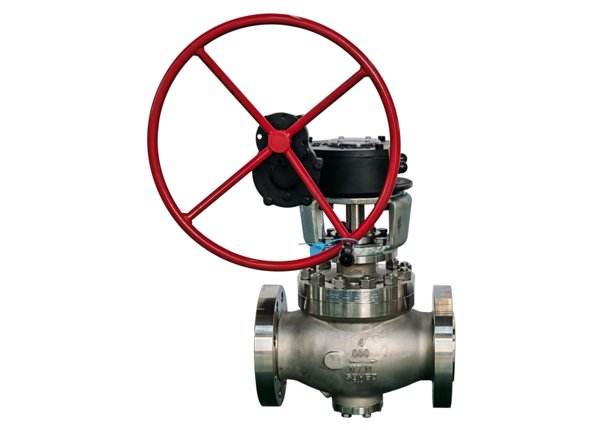 4" 600lb top-mounted metal seated wear-resistant C-ball valve