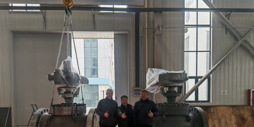Russian customers visited AFA FLOW CONTROL CO.,LTD..