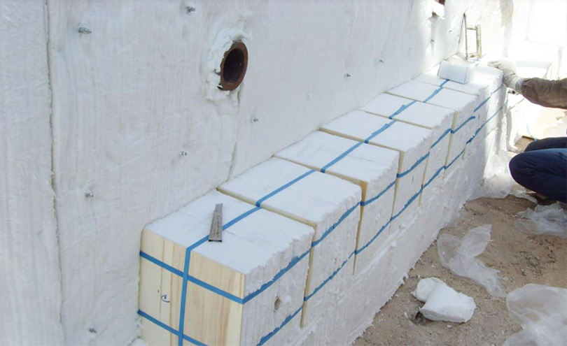 Materiales de aislamiento térmico, módulo de fibra cerámica