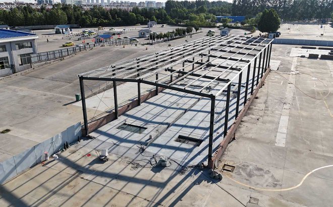 Steel Structure Building Easy Install Metal Warehouse 
