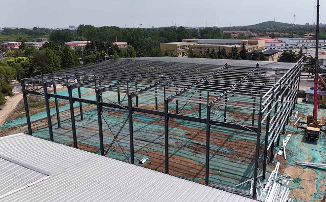 Prefabricated Fast Installation Steel Workshop 