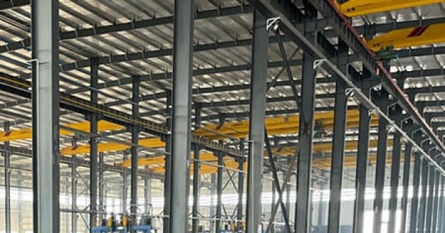 How is welded H-section steel fabricated?